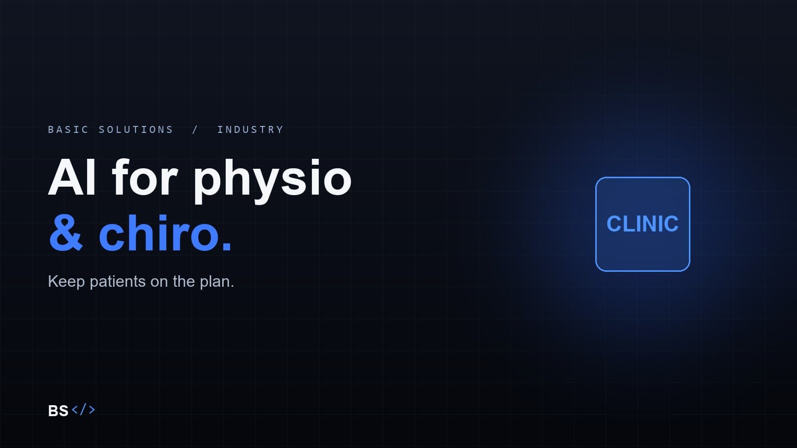 AI for physio and chiro clinics: keep patients on the plan