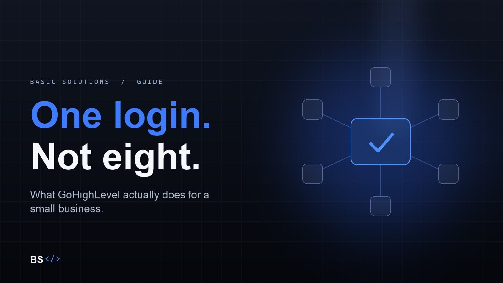 What GoHighLevel actually does, and why we build on it